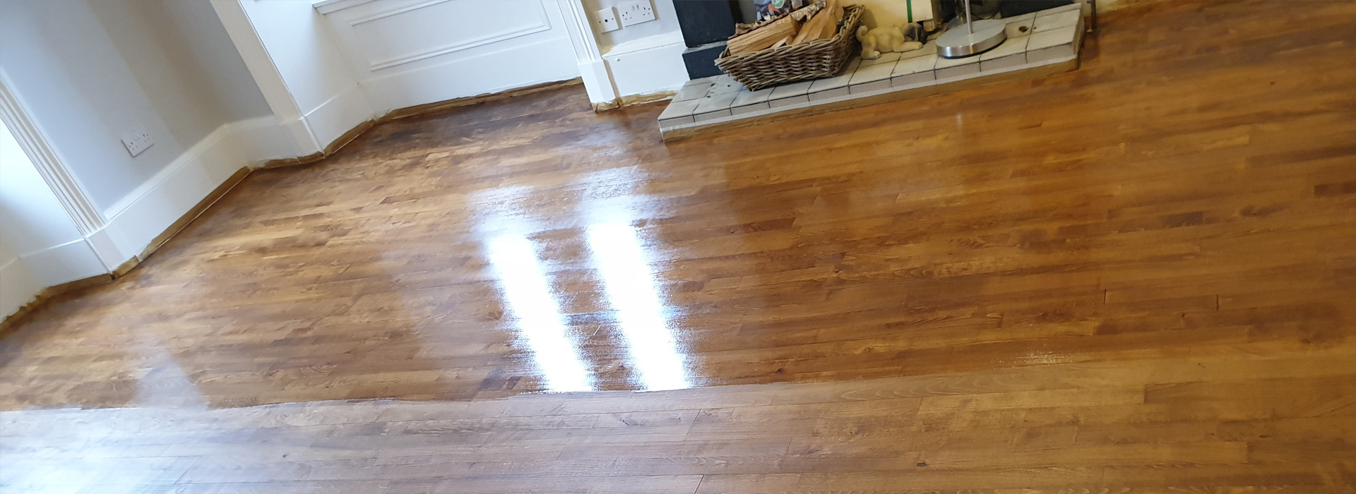 With the Floor sanding you can save up to 70% of new wood flooring